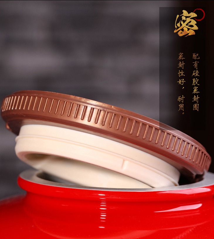 60斤景德镇高档工艺酒坛（5色可选）