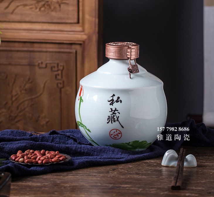 1斤2斤3斤6斤青釉私藏小酒坛子