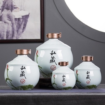 1斤2斤3斤6斤青釉私藏小酒坛子