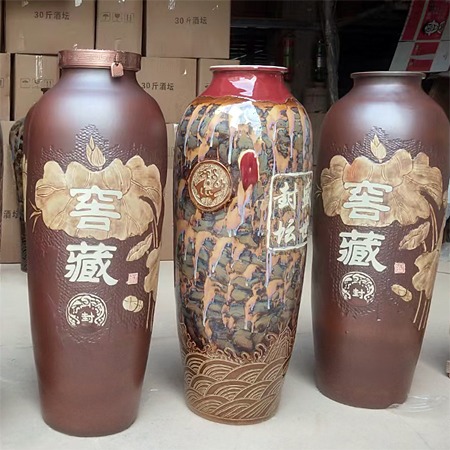 180斤景德镇陶瓷直筒窖藏酒坛