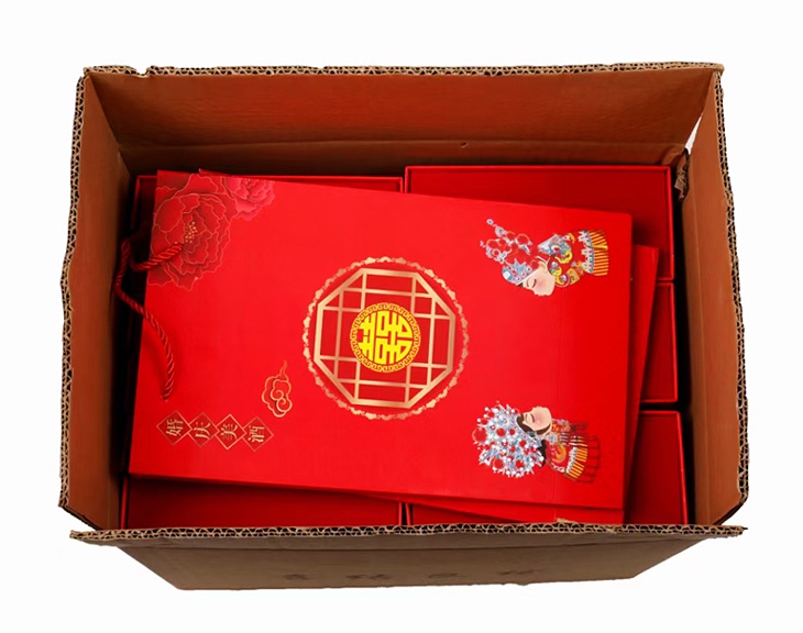 婚庆陶瓷酒瓶礼盒（喜结良缘）