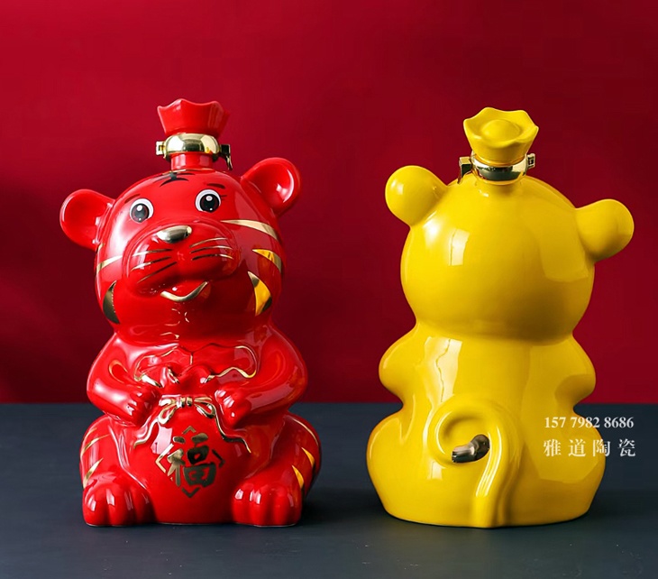 三斤装生肖虎酒坛子（虎里福图）