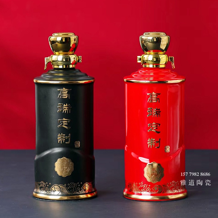 1斤装白酒陶瓷酒坛（高端定制）
