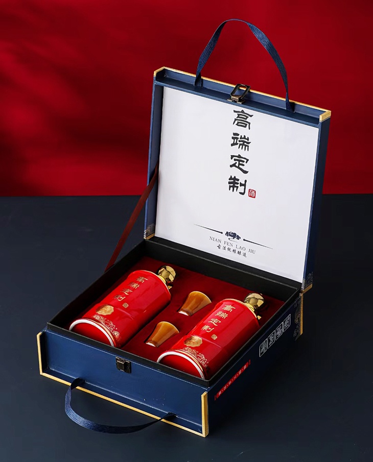 1斤装白酒陶瓷酒坛（高端定制）