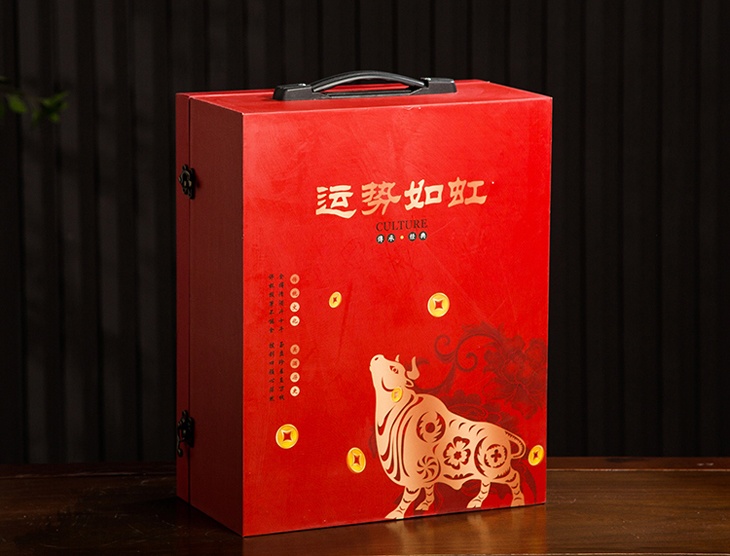 5斤装生肖牛陶瓷酒坛（运势如虹）