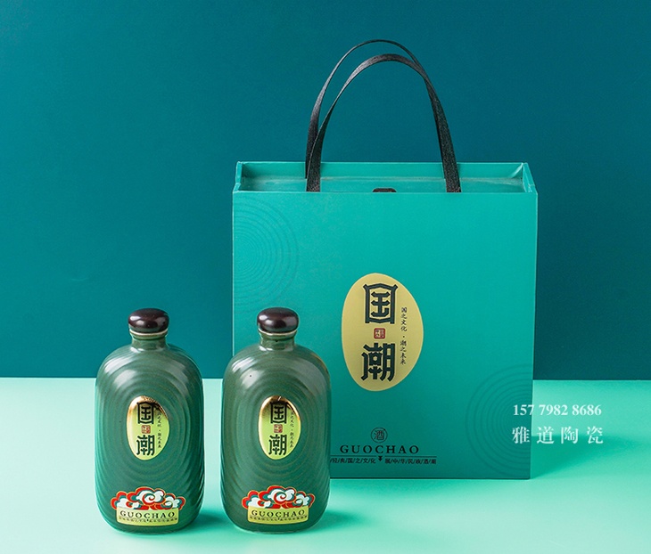 一斤装精美个性陶瓷酒坛（国潮）