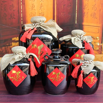 1至10斤双耳酒字包布酒坛批发
