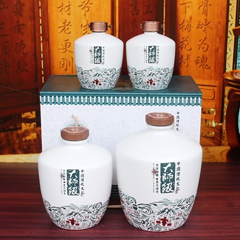 1斤3斤5斤大师级陶瓷酒坛套装
