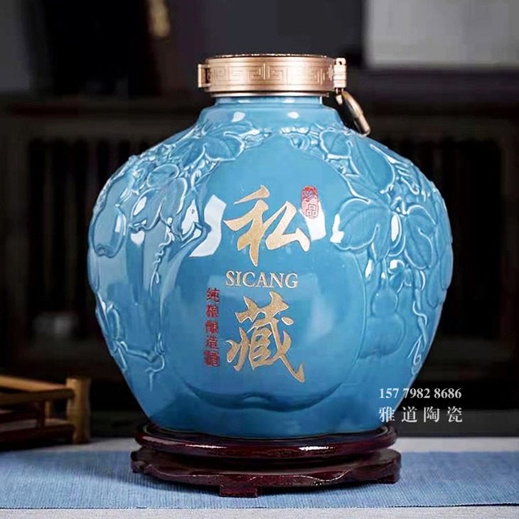 5斤10斤工艺陶瓷酒坛（难得糊涂）