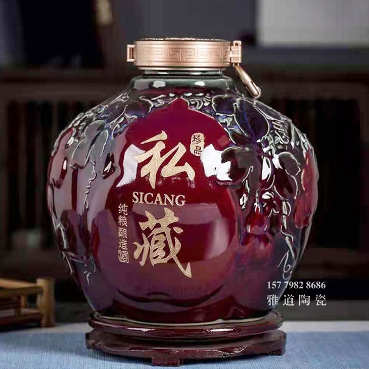 5斤10斤工艺陶瓷酒坛（难得糊涂）