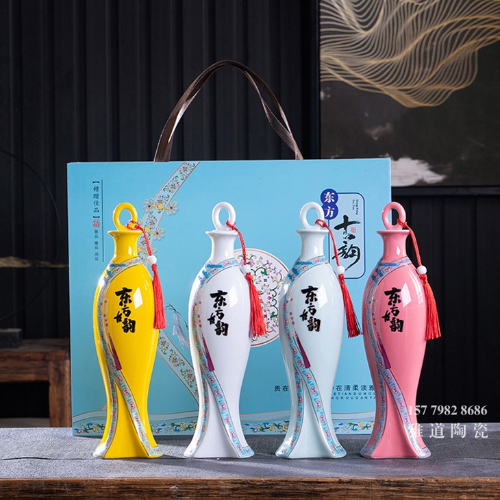 景德镇1斤个性陶瓷酒坛（东方古韵）