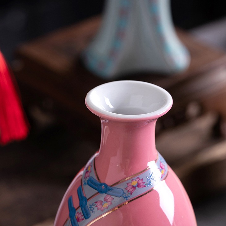 景德镇1斤个性陶瓷酒坛（东方古韵）