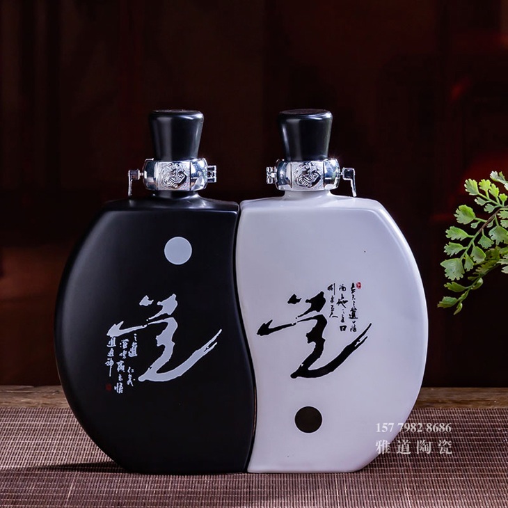 景德镇一斤装酒之道个性创意酒坛