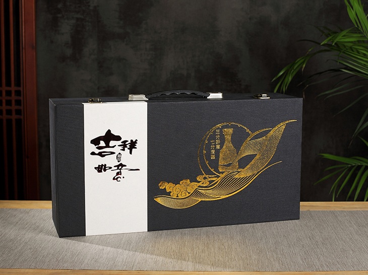 1斤装吉祥如意陶瓷小酒坛4瓶礼盒