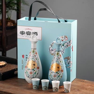 一斤装景德镇陶瓷酒坛（家宴酒）