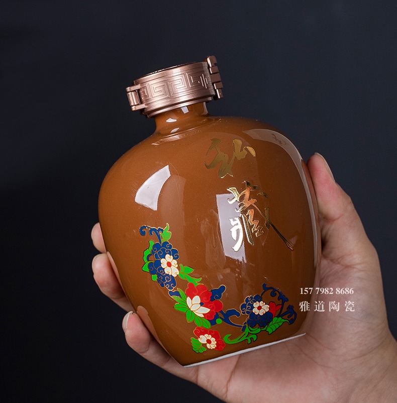 1斤中国风私藏原浆小酒坛子