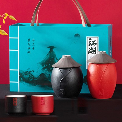 景德镇个性陶瓷酒坛子（江湖）