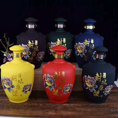 8斤装双肩封坛原浆陶瓷酒坛礼盒
