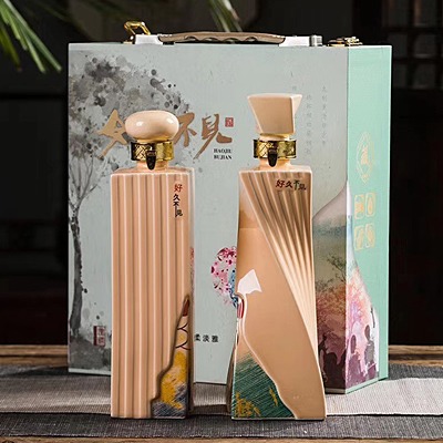1斤个性陶瓷小酒坛（好久不见）