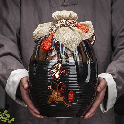 1斤5斤10斤窑变包布陶瓷酒坛