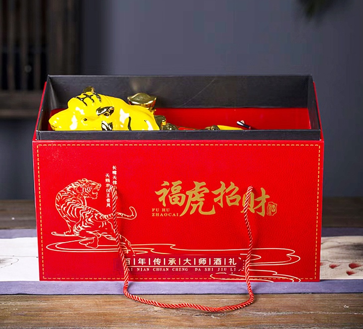 5斤工艺陶瓷酒坛（福虎招财 ）