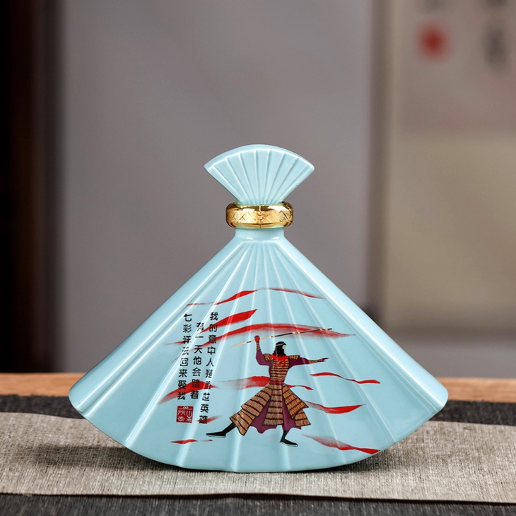 一斤创意陶瓷酒坛（一生所爱）(图4)