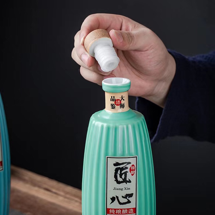 一斤装陶瓷酒瓶礼盒（匠心）(图6)