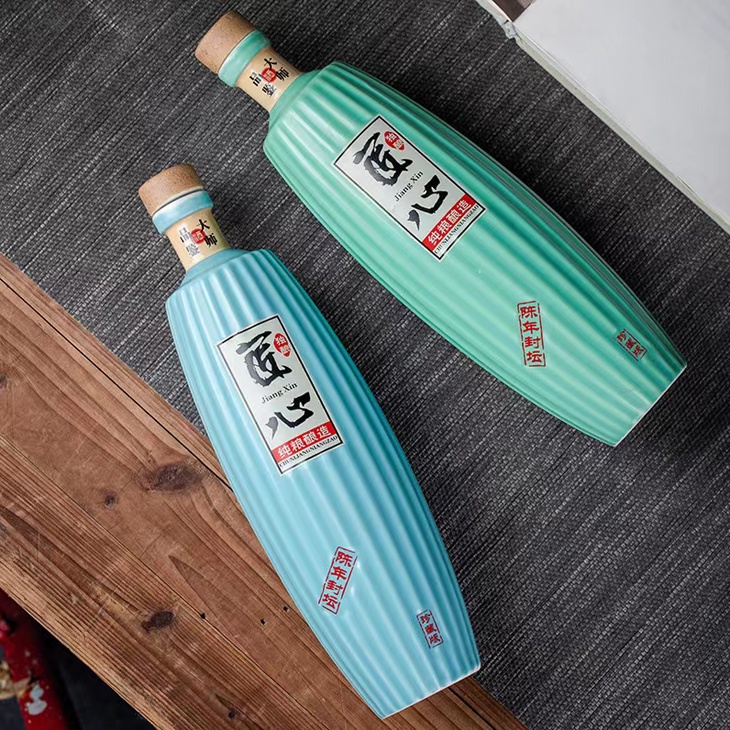 一斤装陶瓷酒瓶礼盒（匠心）(图4)
