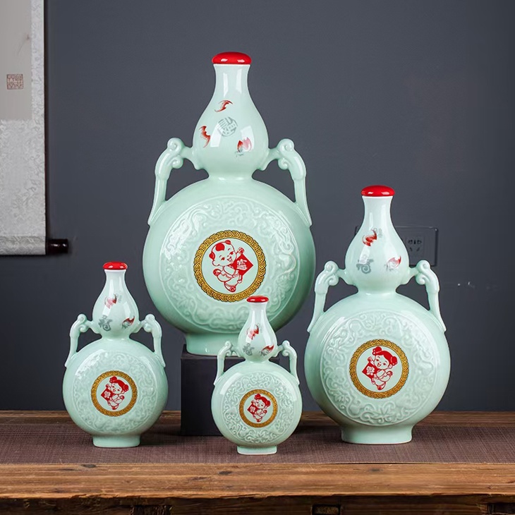 1斤2斤6斤12斤葫芦酒坛(图2)