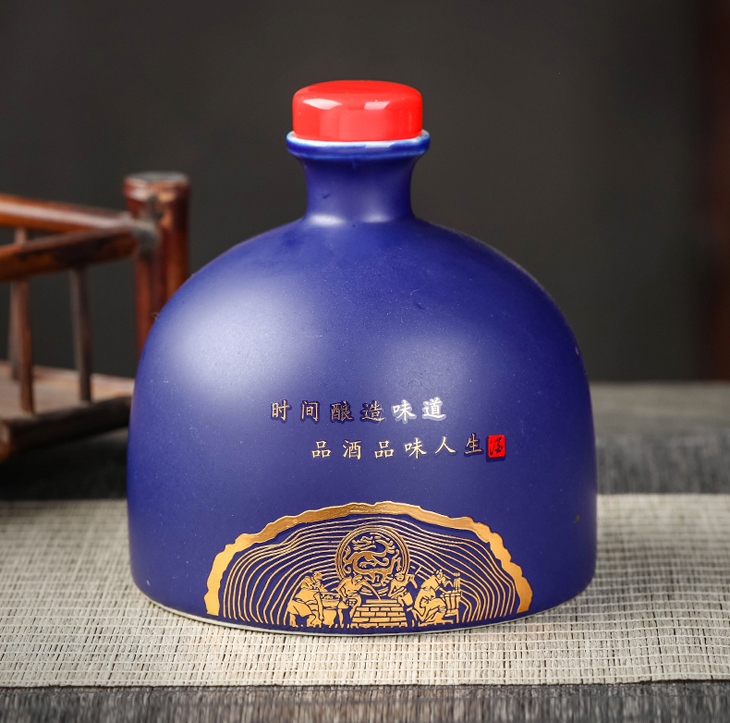 一斤装精美陶瓷酒坛礼盒（臻品） (图5)