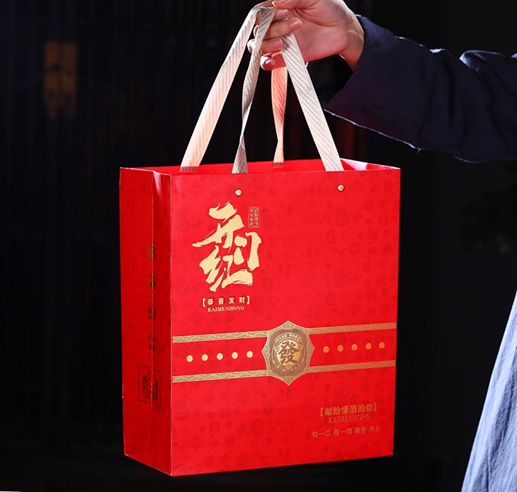 一斤装精品陶瓷酒坛礼盒（开门红）(图7)
