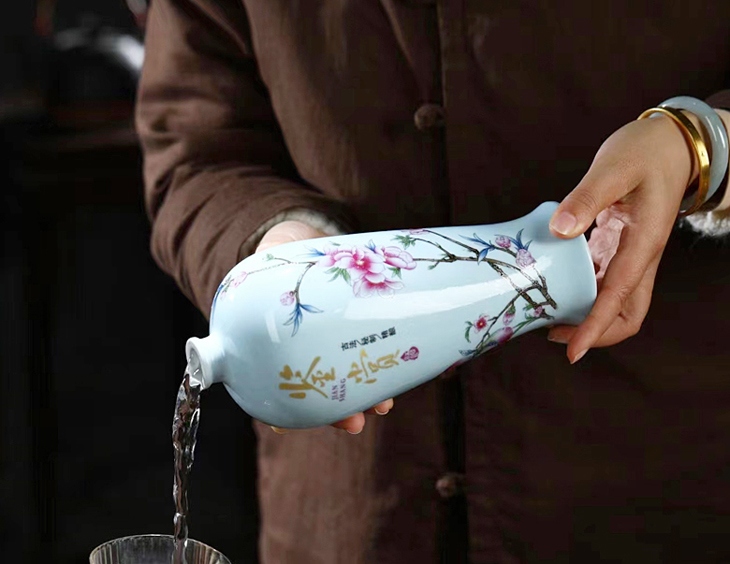 景德镇1斤白酒陶瓷酒坛礼盒（鉴赏 ）(图4)