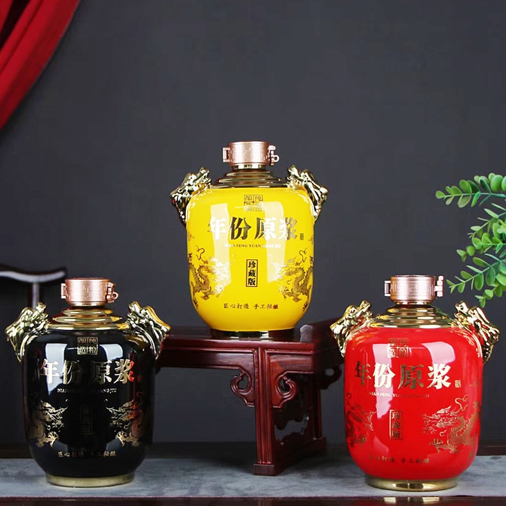 景德镇陶瓷3斤装原浆陶瓷酒坛(图2)