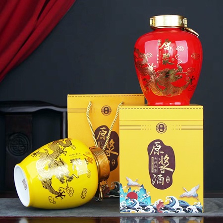 3斤装原浆龙景德镇陶瓷小酒坛