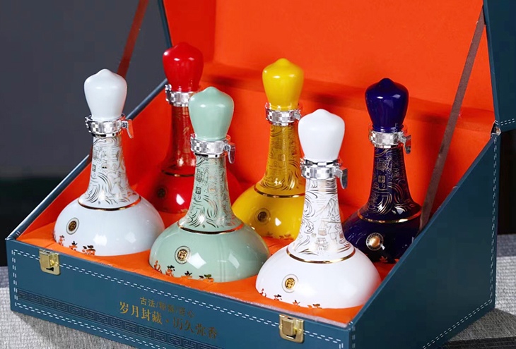 6瓶装景德镇1斤陶瓷酒坛（私藏老酒）(图2)