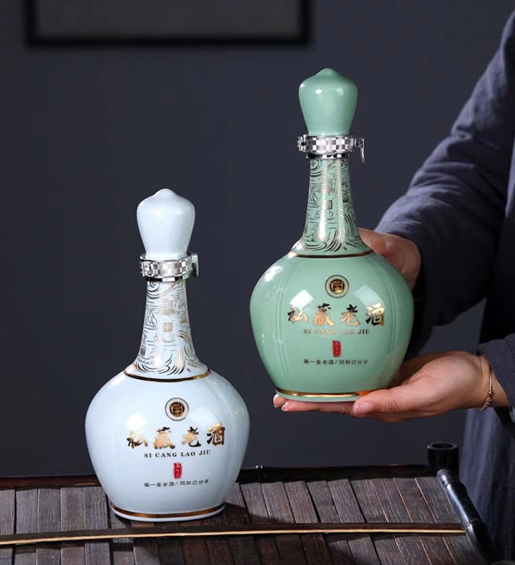 6瓶装景德镇1斤陶瓷酒坛（私藏老酒）(图4)