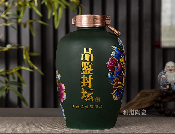 3斤5斤10斤装品鉴封坛陶瓷酒坛(图3)