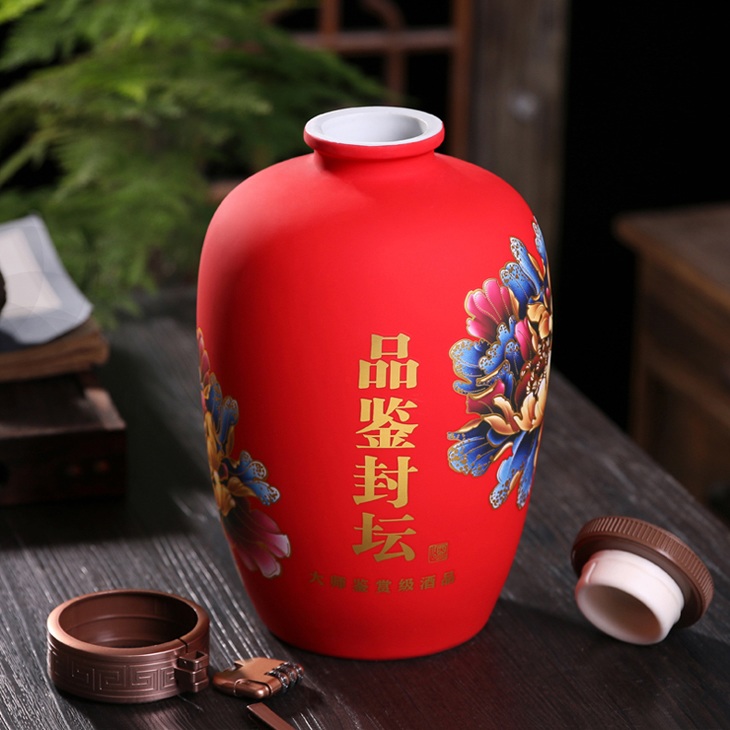 3斤5斤10斤装品鉴封坛陶瓷酒坛(图8)