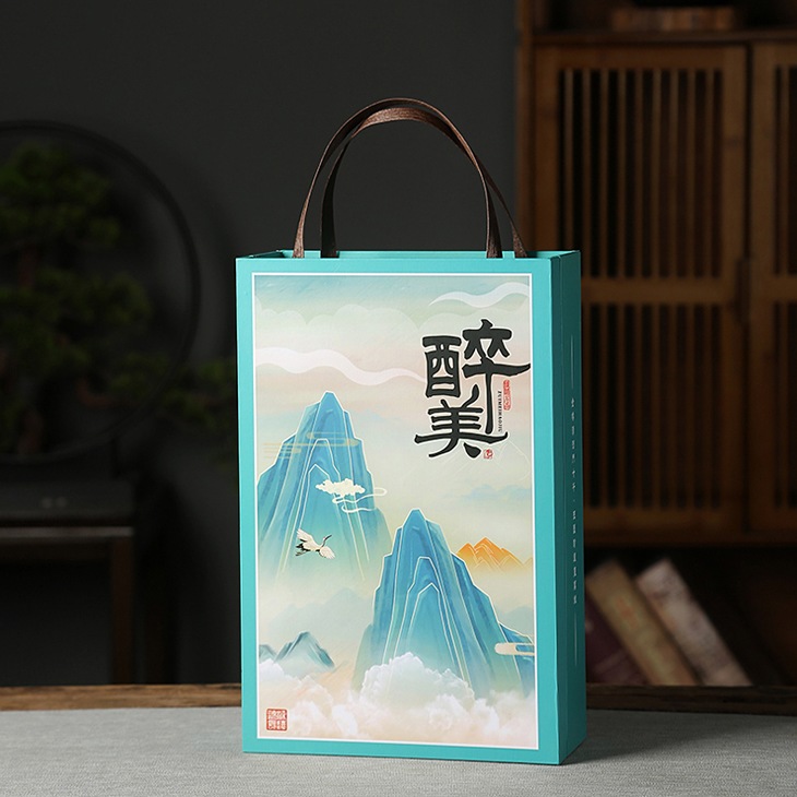 景德镇一斤装醉美陶瓷酒坛礼盒(图5)