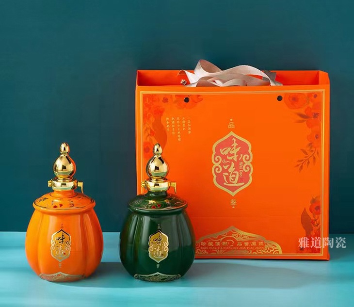 景德镇1斤味道个性陶瓷酒坛(图3)
