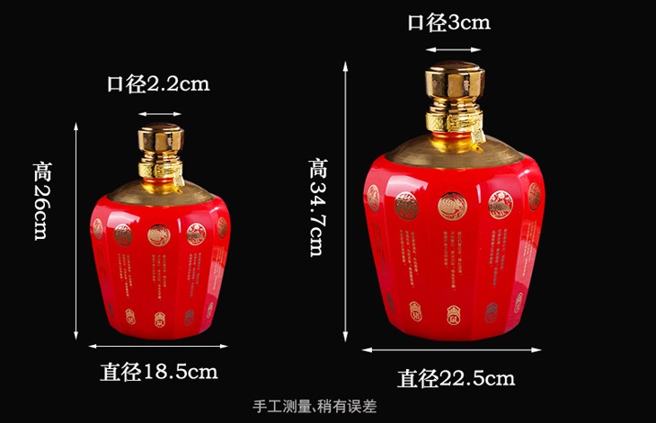 五斤装十二生肖陶瓷酒坛礼盒(图7)
