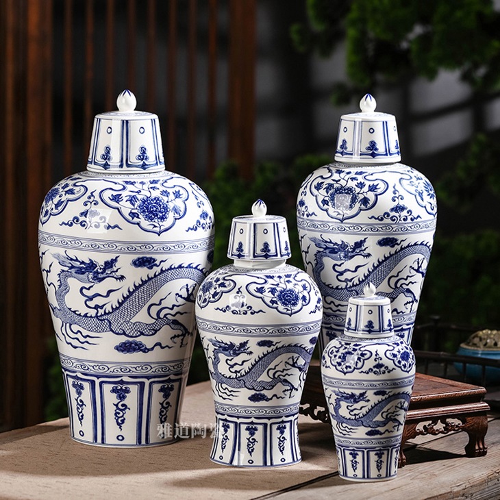 1斤3斤5斤10斤20斤龙纹复古陶瓷酒坛(图1)
