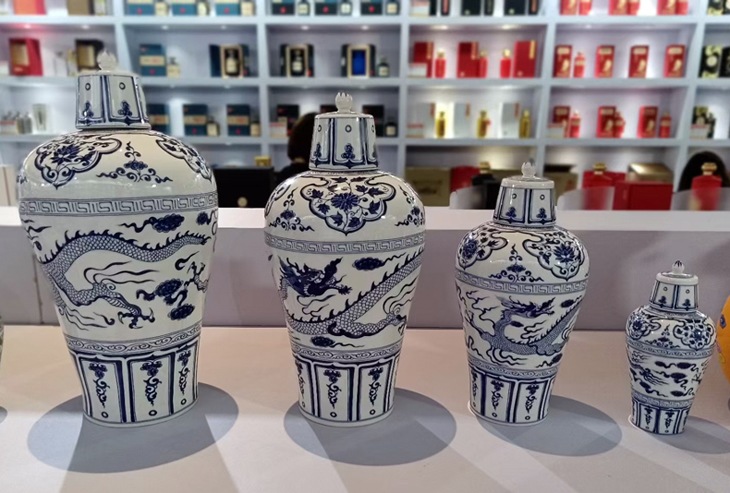 1斤3斤5斤10斤20斤龙纹复古陶瓷酒坛(图5)