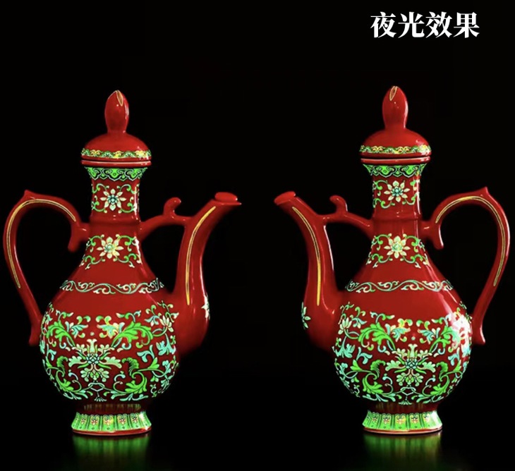 1斤装夜光宝壶个性陶瓷酒坛礼盒(图5)