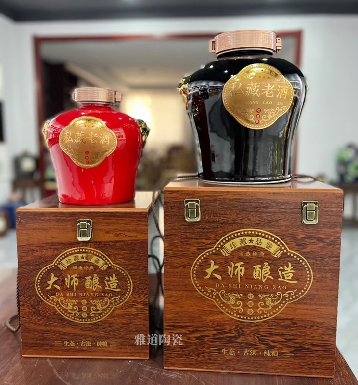 景德镇5斤10斤20斤私藏老酒陶瓷酒坛(图1)