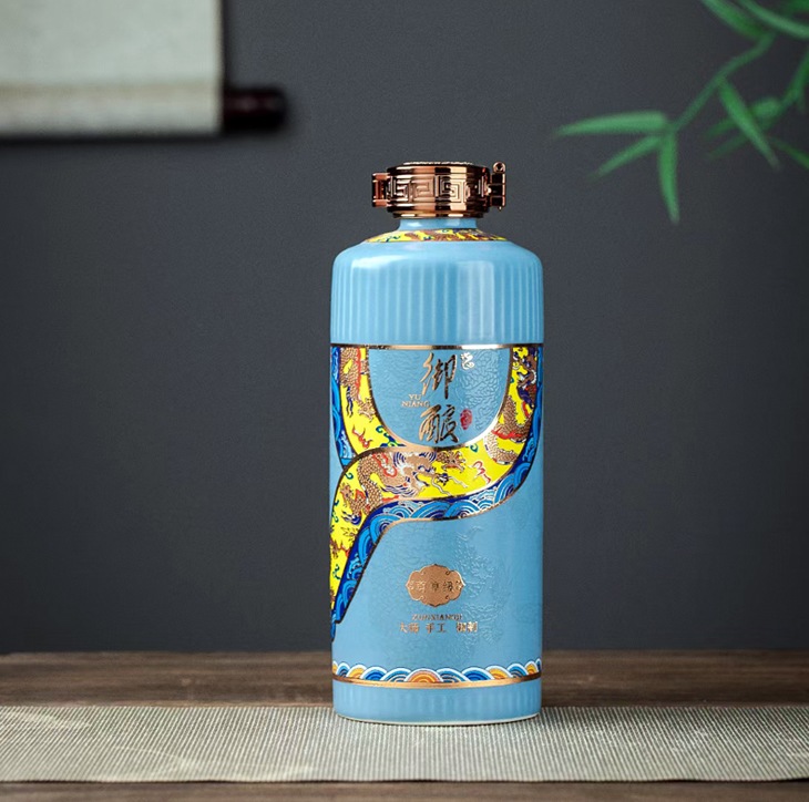 景德镇一斤装御酿陶瓷酒坛礼盒(图6)