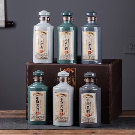 1斤2斤5斤年份老酒裂纹釉陶瓷酒坛