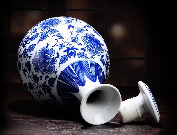 1斤2斤3斤5斤青花玉壶春小酒坛(图6)