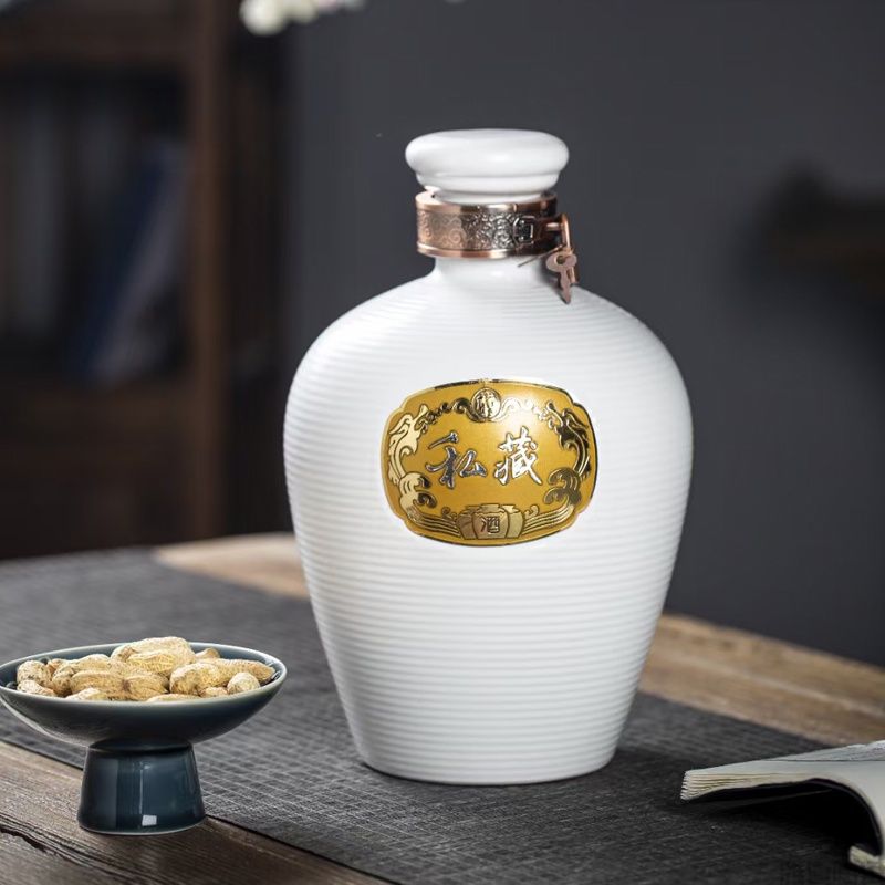 景德镇陶瓷5斤私藏酒坛子(图4)