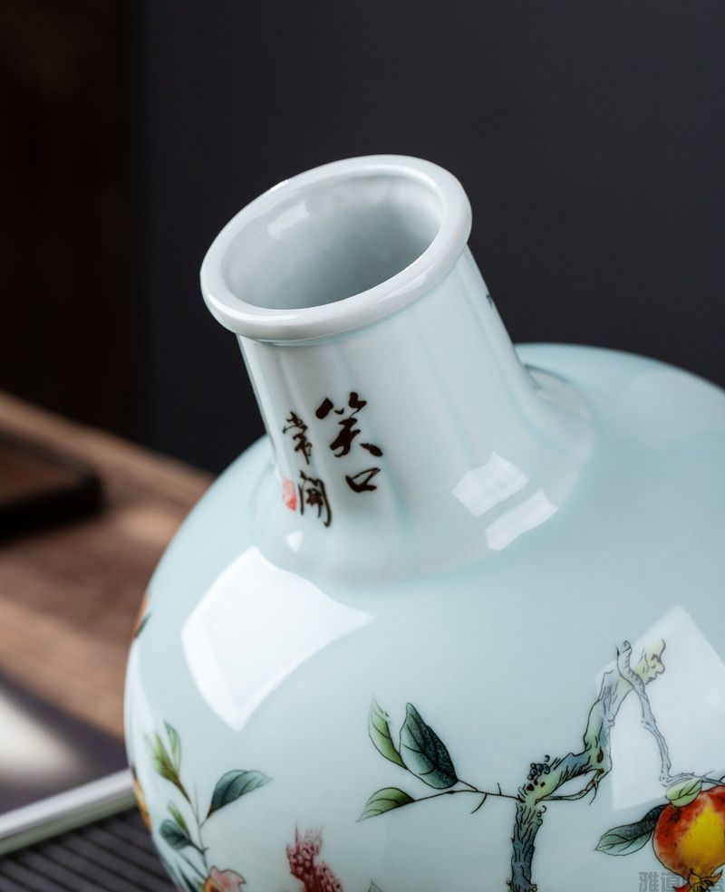 1斤3斤5斤笑口常开陶瓷酒坛(图9)